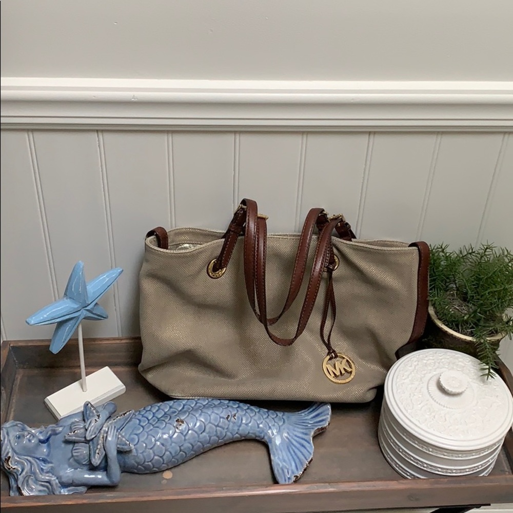 Tan MICHAEL Michael Kors purse